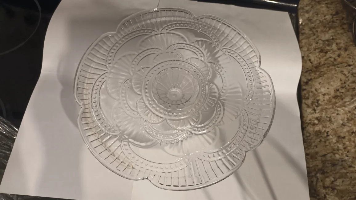 Glass Cake Stand with Server image indicator(3)