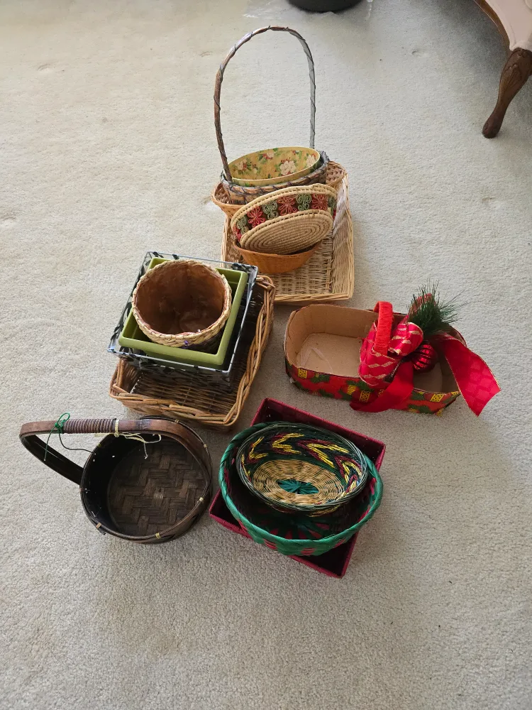 Assorted Decorative Baskets thumbnail