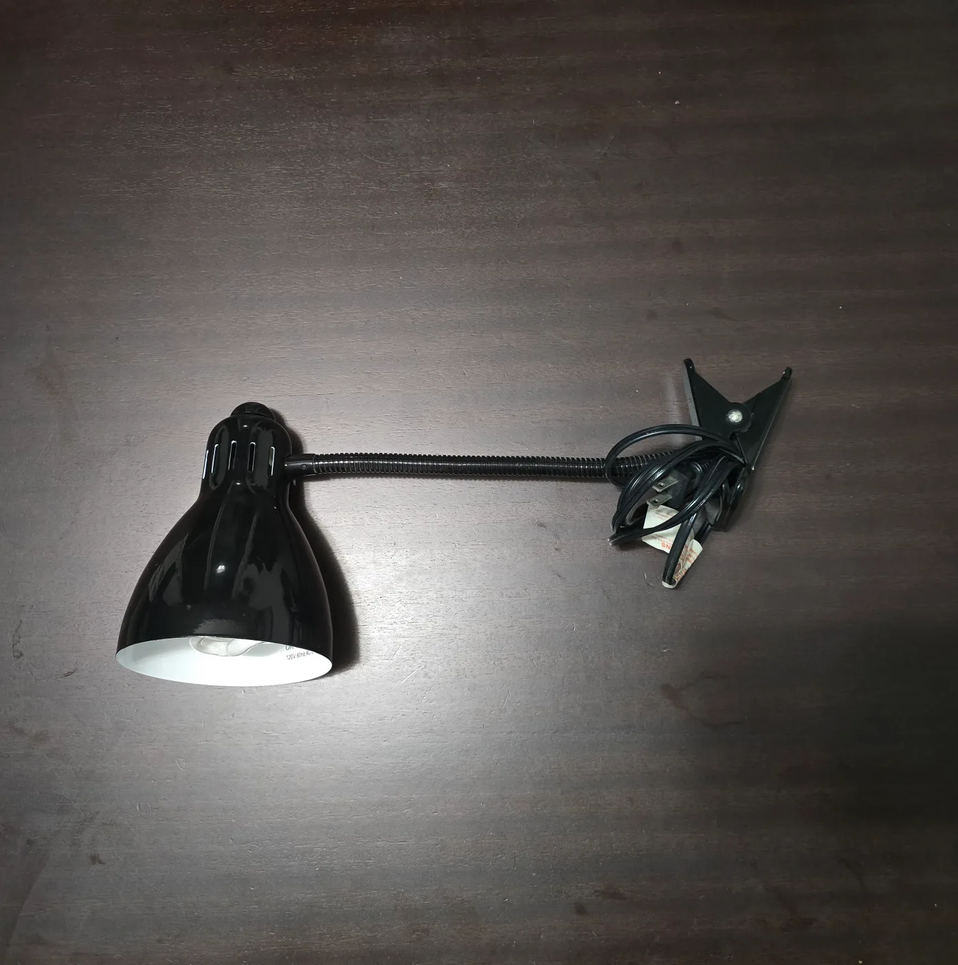 Clip-on Desk Lamp - Black thumbnail