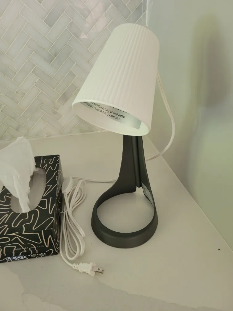 Modern White Table Lamp thumbnail