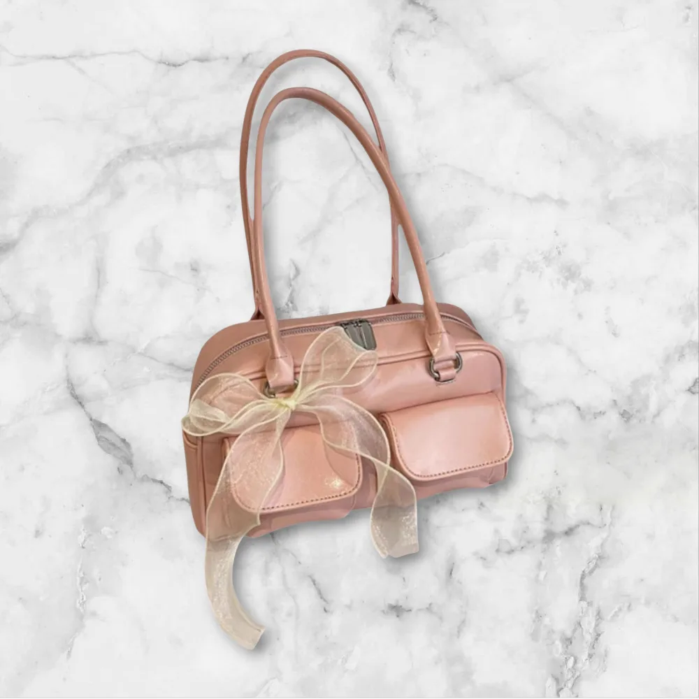 Pink Handbag with Bow image indicator(3)
