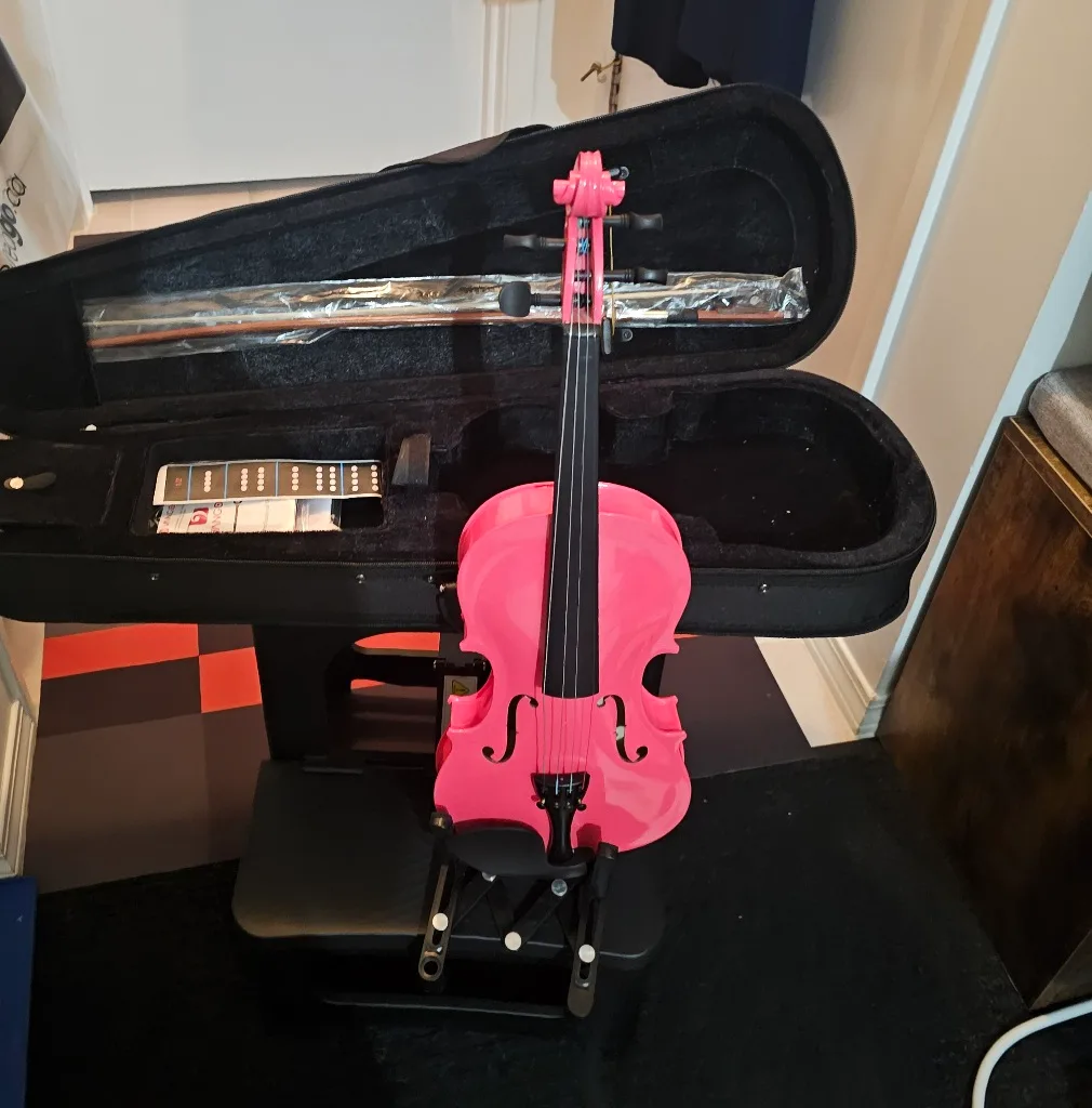 🇨🇦  Vangoa Pink Violin Set thumbnail