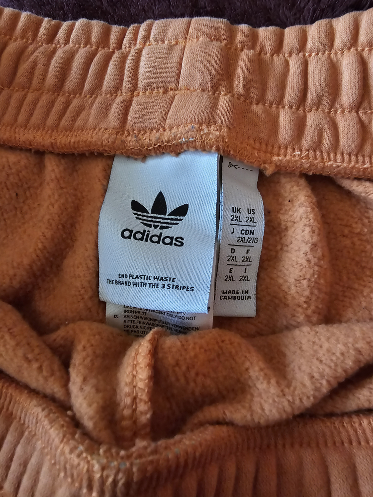 Adidas 2XL Orange/Navy Sweatpants