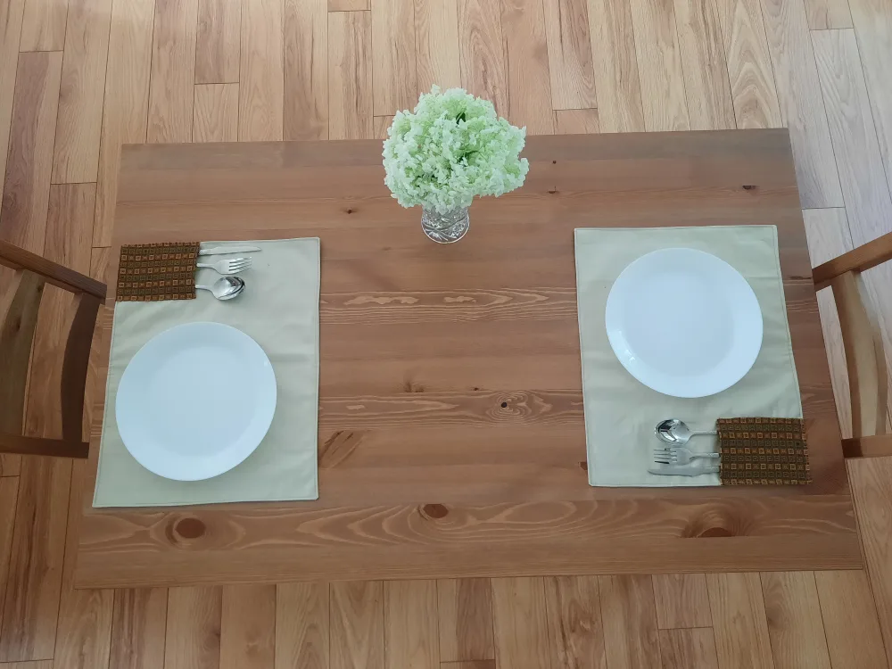 Handmade Placemats with Cutlery Pockets image indicator(6)