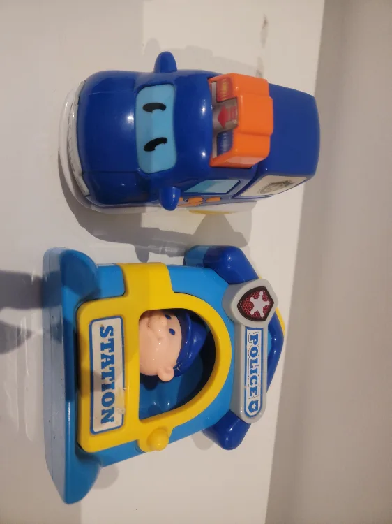 Blue Police Car & Station Toy Set thumbnail