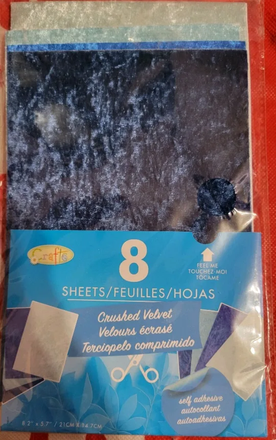 Crafteo Crushed Velvet Sheets - 8 Pack🇨🇦 thumbnail