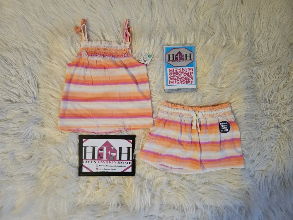 OshKosh Striped Tank Top & Shorts Set - thumbnail