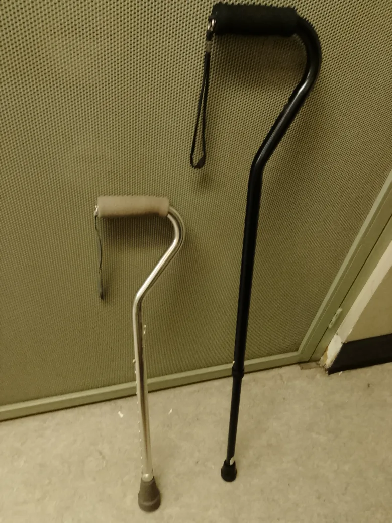 Two Adjustable Walking Canes thumbnail