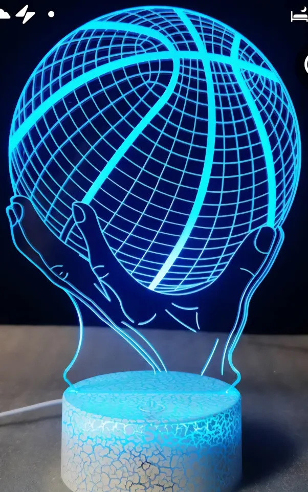 Basketball 3D Illusion LED Lamp thumbnail