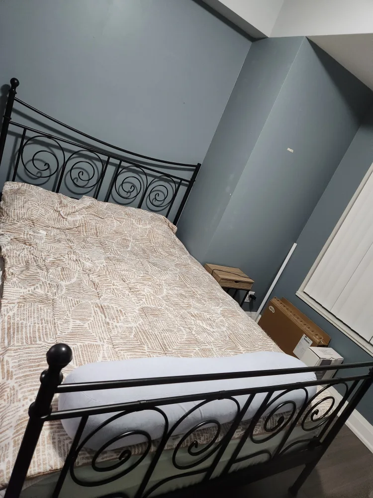 Black Metal Bed Frame for Free thumbnail