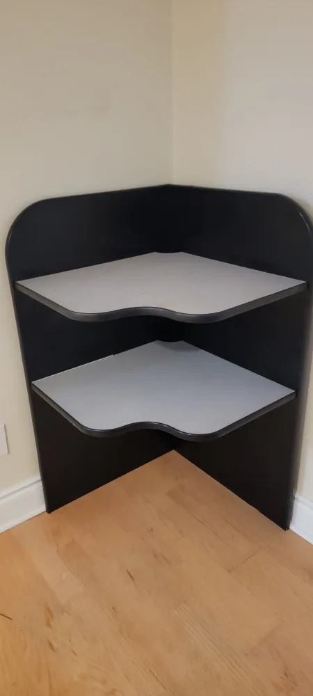 Corner Shelf - Black & Grey thumbnail