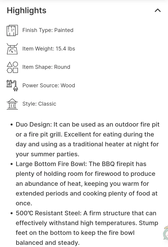 OUTDOOR FIRE PIT---BRAND NEW!! image indicator(3)