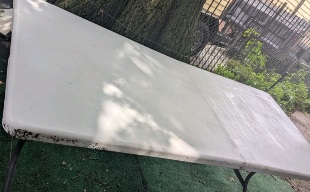 Folding Table - White - photo 2