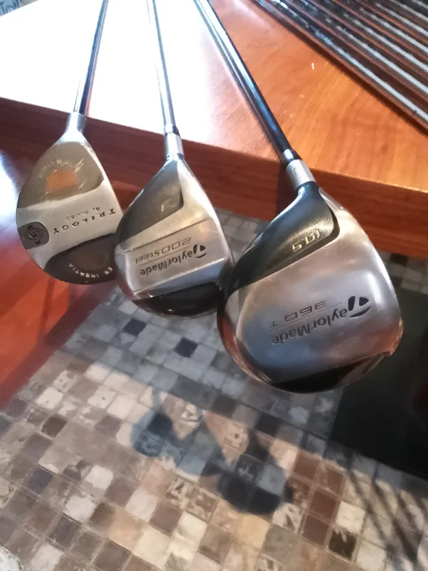 Professional TaylorMade Golf Club Set with Brand New Cart Bag image indicator(4)