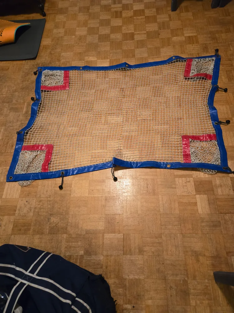 Hockey shooter tutor - net cover with targets thumbnail