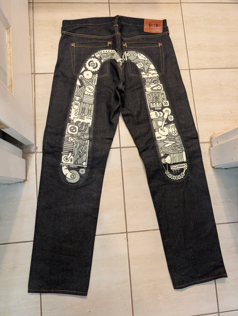 Evisu Jeans Size 34x34 thumbnail