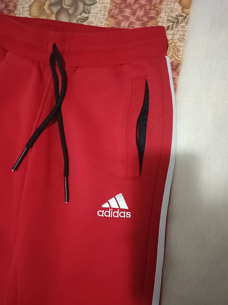 Adidas Red Track Pants image indicator(4)