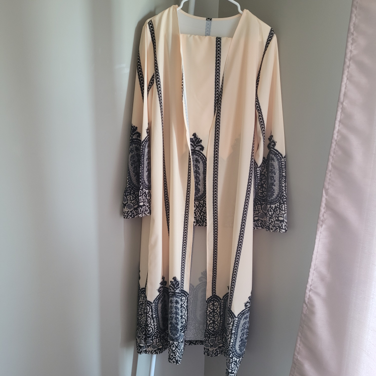 Long Cardigan with Pants