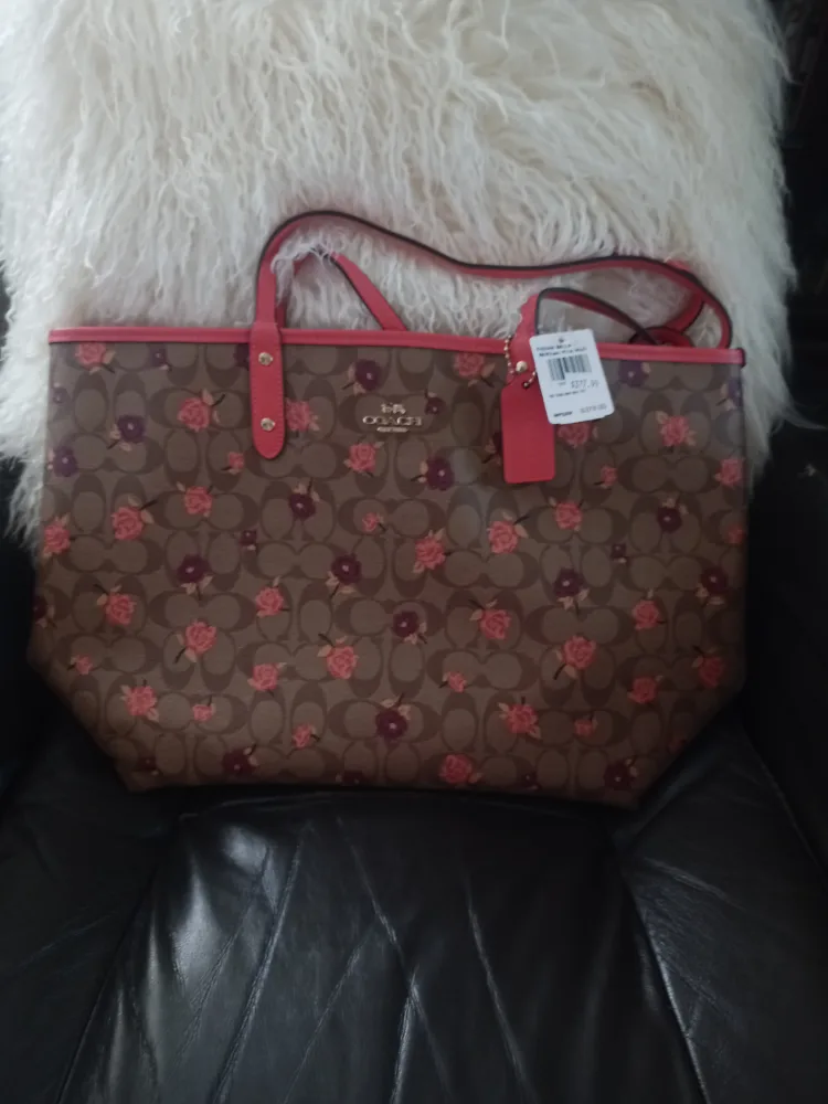 Coach Floral Print Tote Bag thumbnail