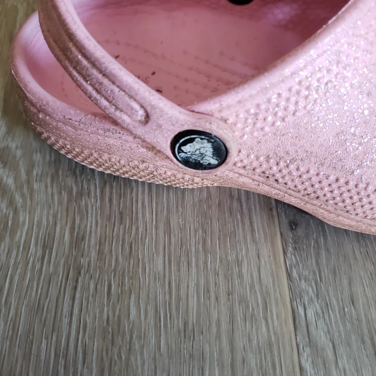Crocs pink glitter size 13 - photo 2