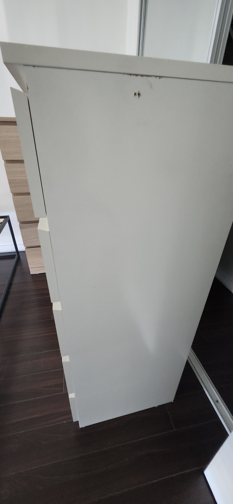 IKEA 5-Drawer Chest - White - photo 3