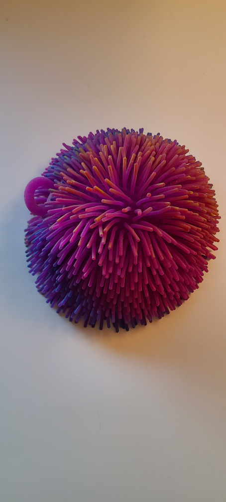large koosh ball - purple and pink - photo 2
