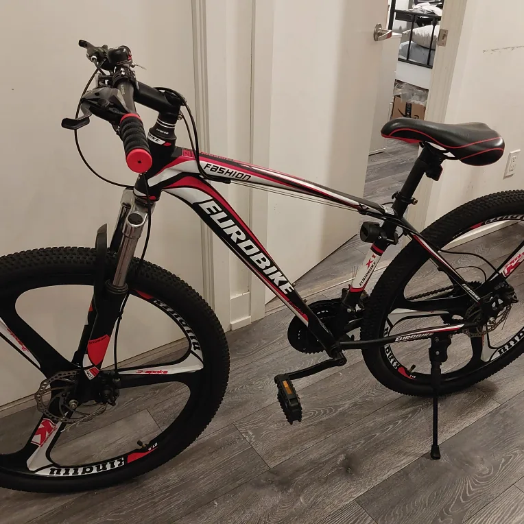 Eurobike Mountain Bike - Black/Red image indicator(2)