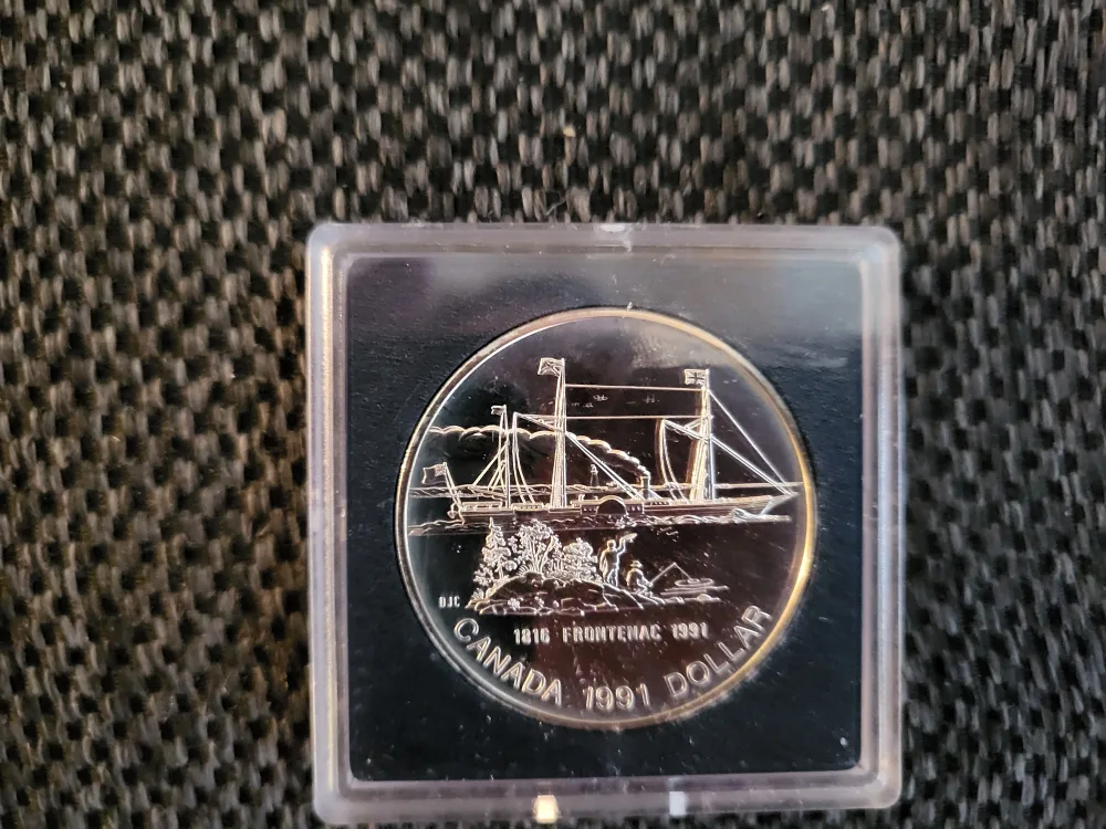 1991 Canada Silver Dollar - 1816 Frontenac image indicator(3)