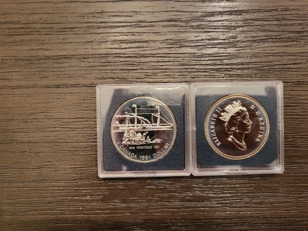 1991 Canada Silver Dollar - 1816 Frontenac image indicator(5)