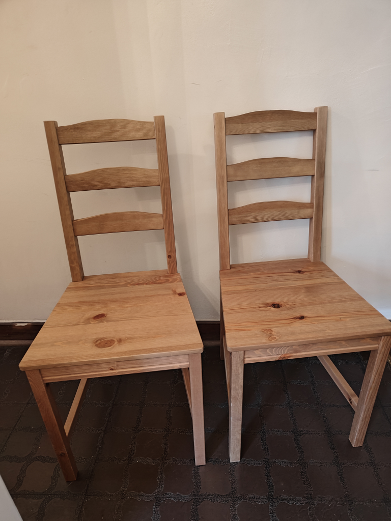 2 ikea dining chairs
