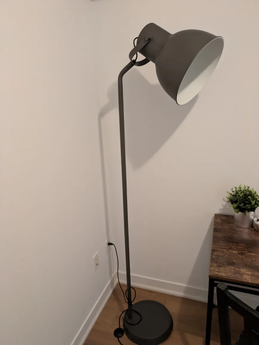 IKEA Floor Lamp - Dark Grey thumbnail