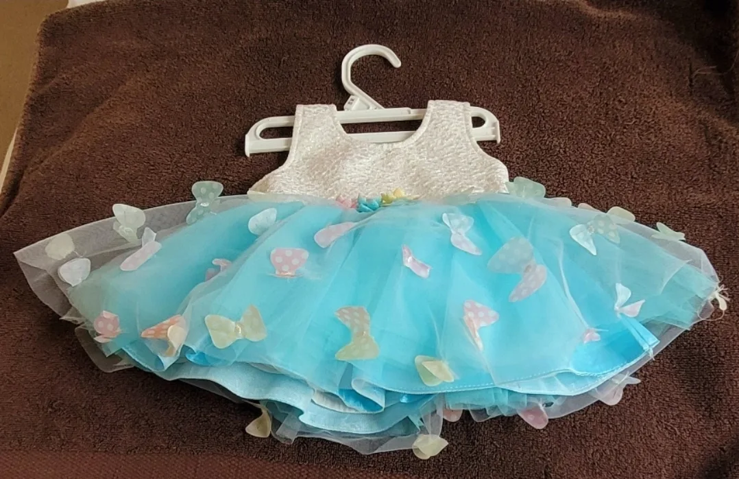 Baby Girl Dress with Shoes and Headband image indicator(2)