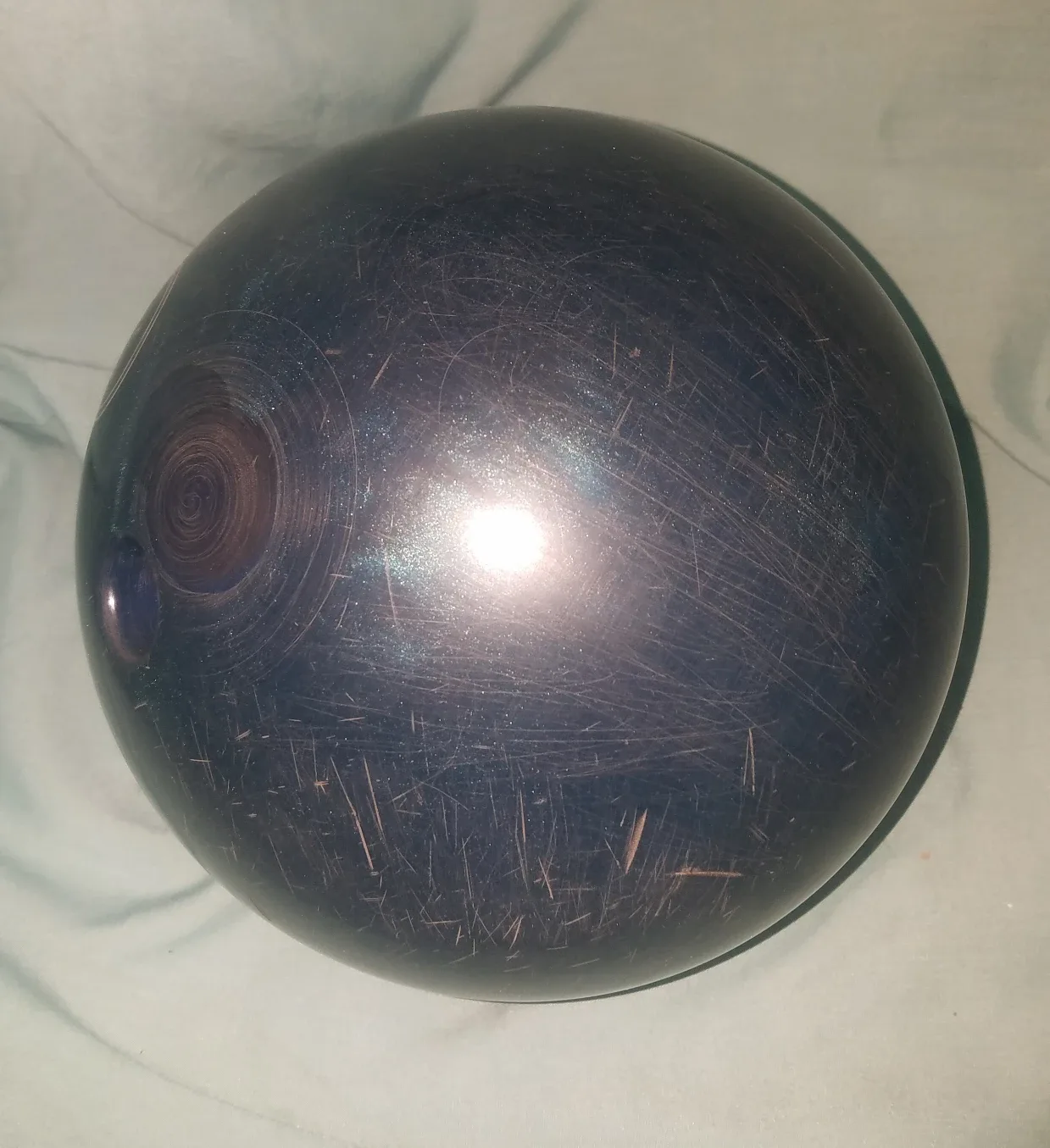 Blue Hammer 16lb Pre-Drilled Urethane Hammer Bowling Ball image indicator(5)