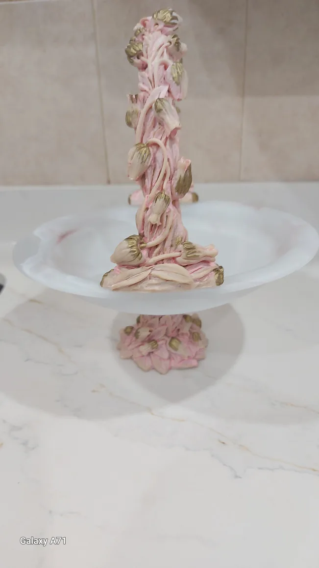 Decorative Pink Floral Stand image indicator(2)