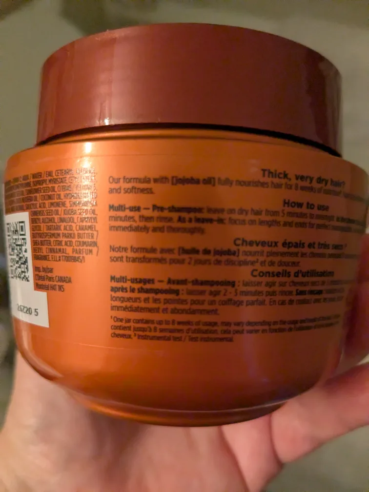 L'Oreal Extraordinary Oil Jojoba Hair Mask image indicator(3)