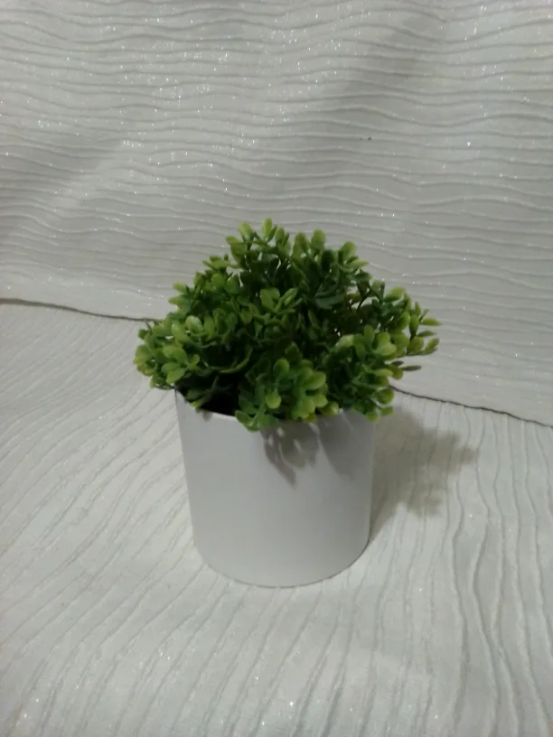 Small Artificial Potted Faux Plant - Home Decor thumbnail