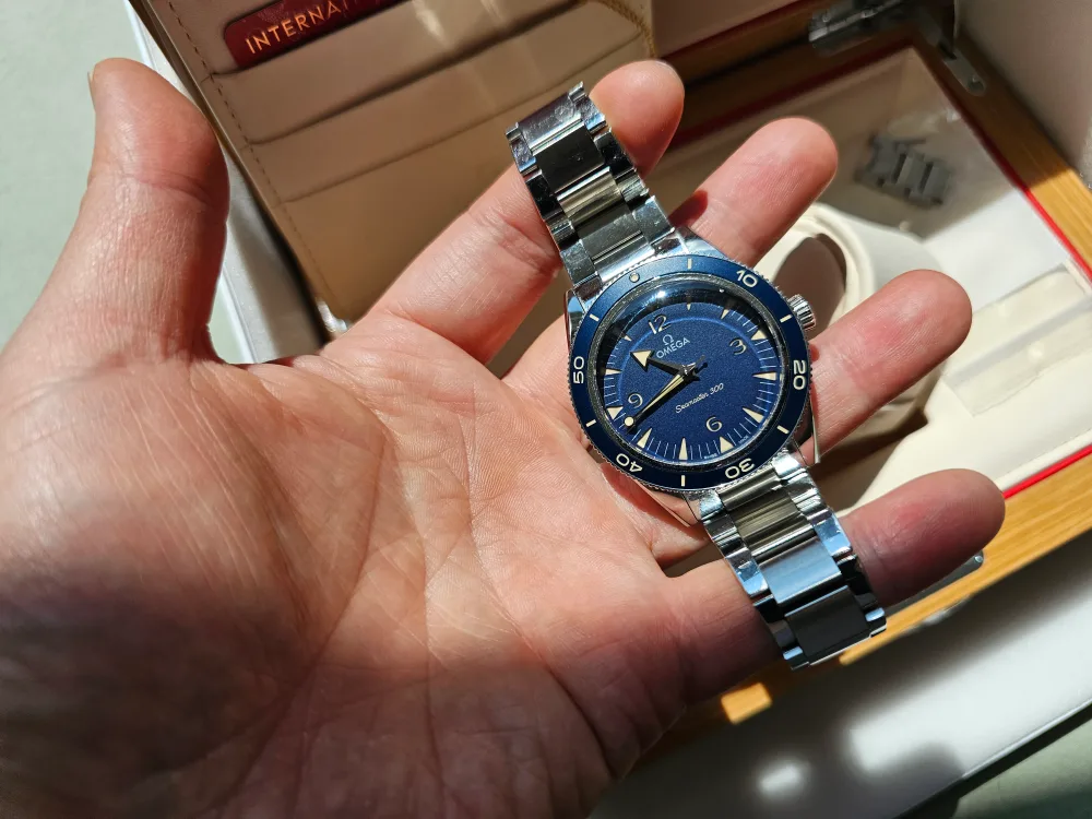 Omega Seamaster 300 Heritage model Blue Dial image indicator(4)