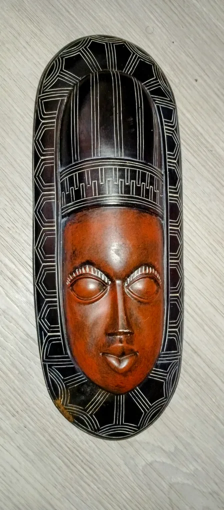 Amarula African Wood Mask thumbnail