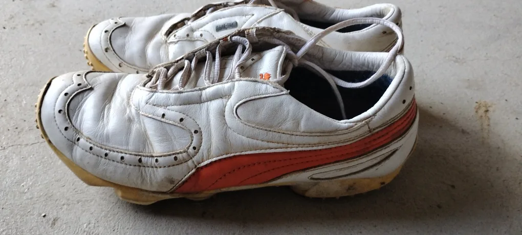 Puma White Leather Golf Shoes - US 8 image indicator(2)