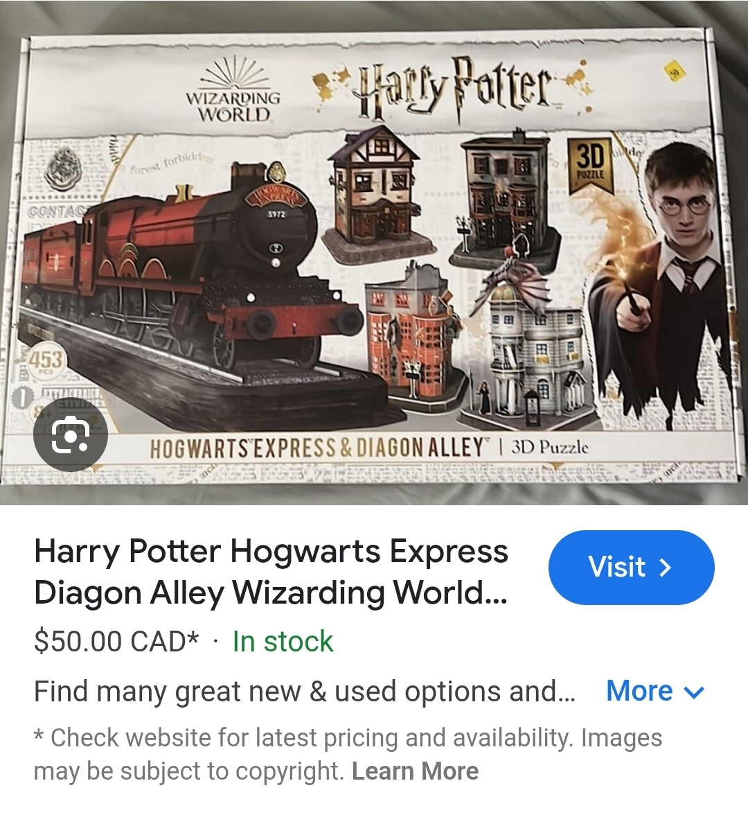 Harry Potter Hogwarts Express & Diagon Alley 3D Puzzle - photo 3