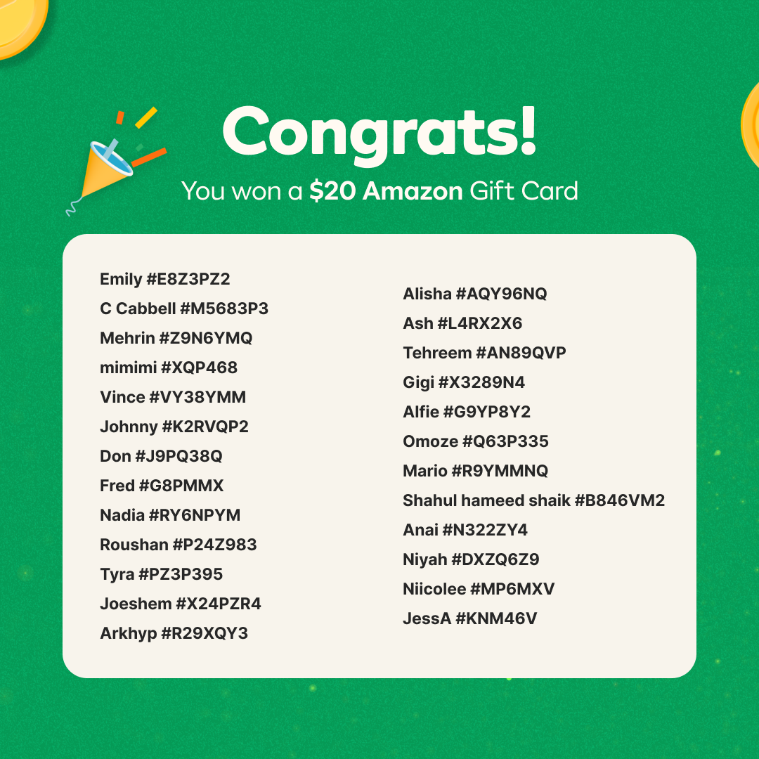 July Bingo - Winner Announcement - photo 5