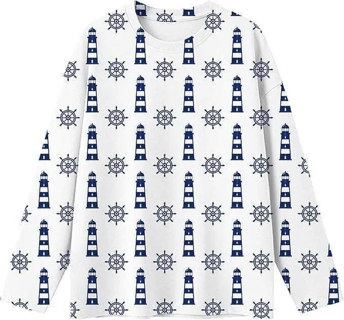 Kids XL Lighthouse Long Sleeve Tee – Unisex thumbnail