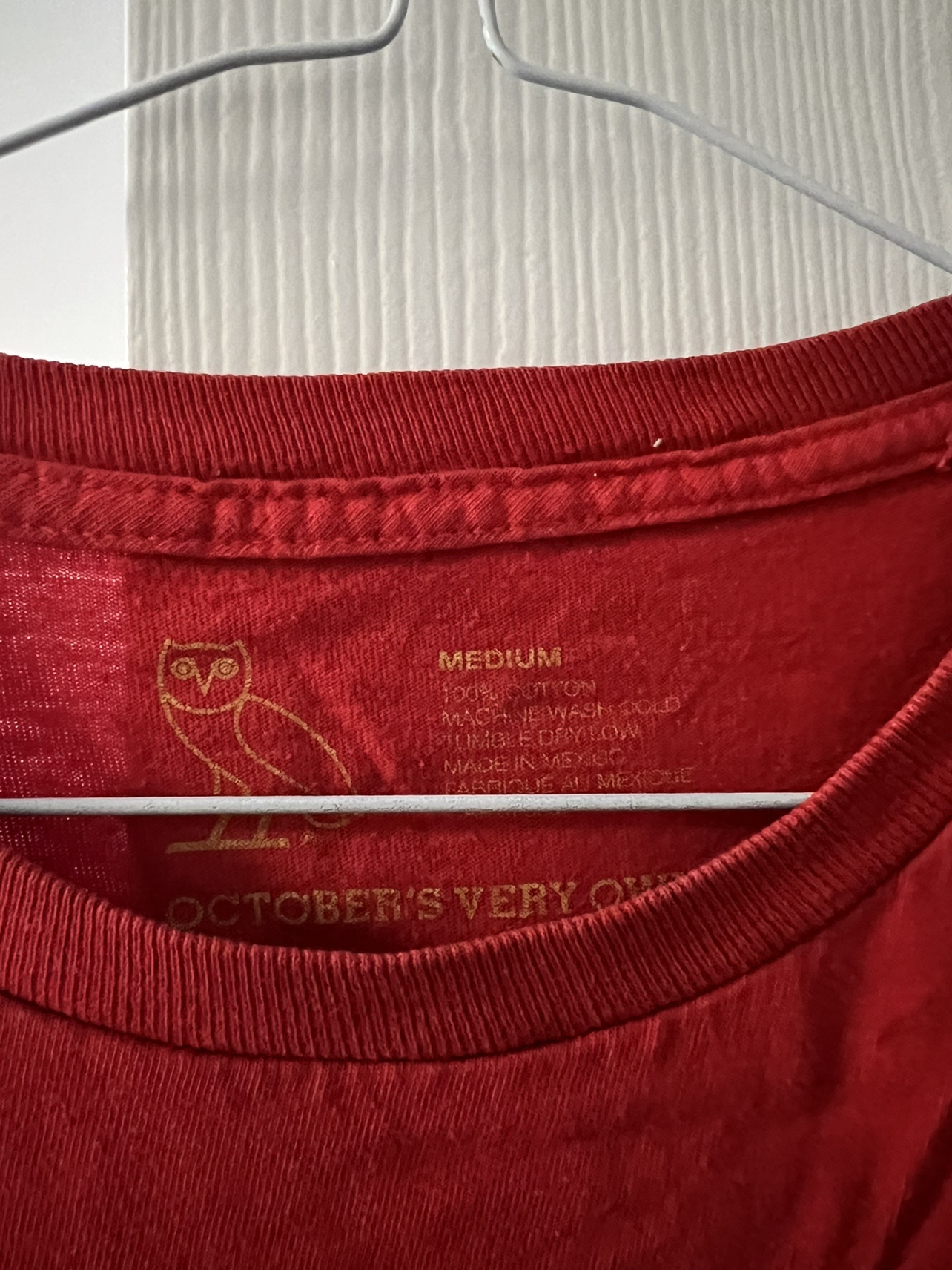 OVO) Red T-Shirt - Size Medium - photo 3