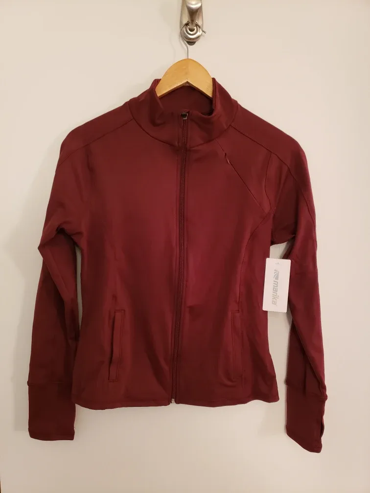 Marika Activewear Burgundy Jacket - Size M thumbnail