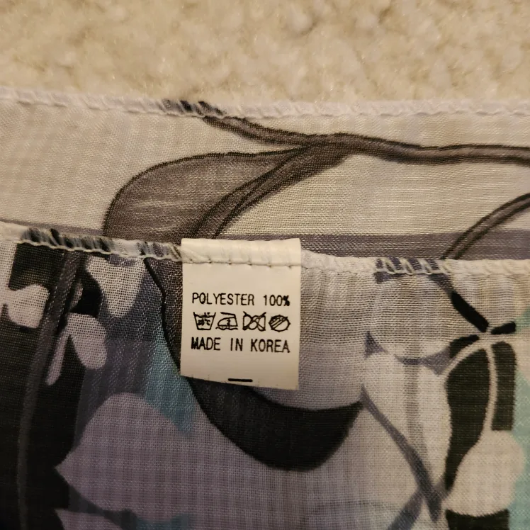 Floral Print Scarf - Polyester image indicator(2)