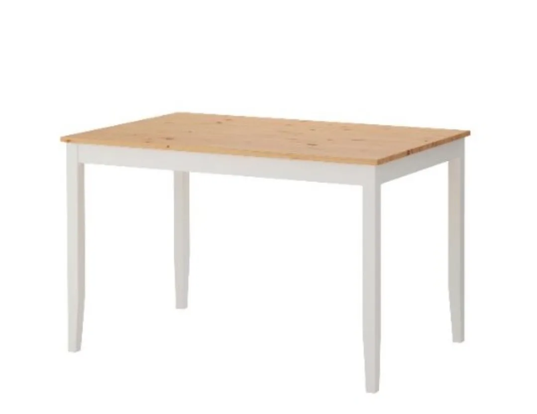 IKEA INGATORP Extendable Table - Light Wood/White thumbnail