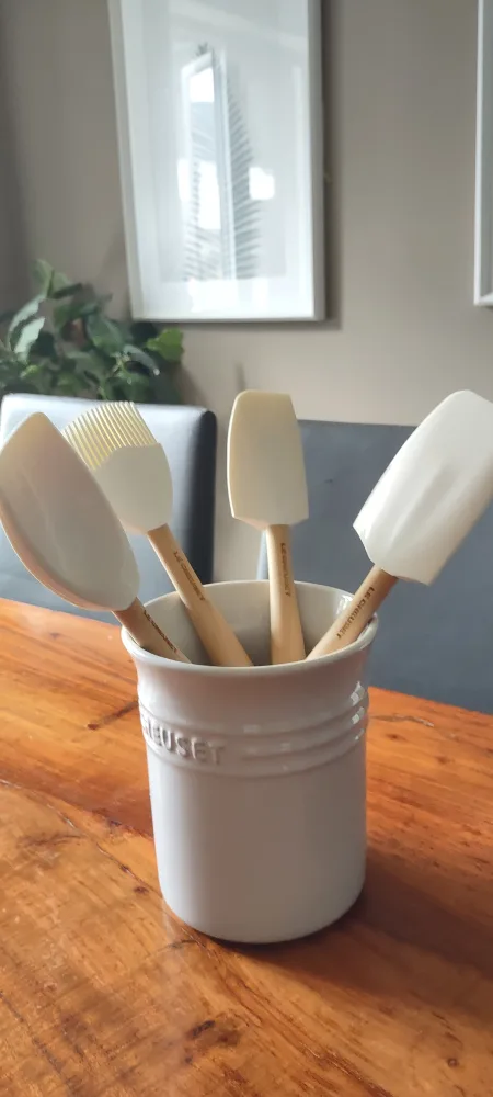 (NEW) Le Creuset Revolution 5-Piece Silicone Tool Set (White) thumbnail