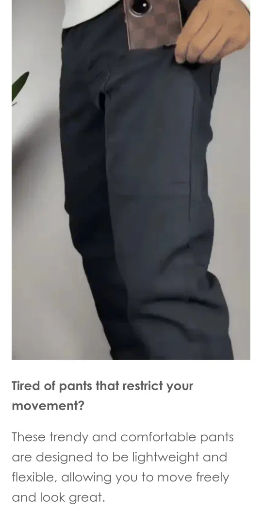 Stretch William Cargo Pants - Size 33 Brand New MIKA MONTREAL image indicator(2)