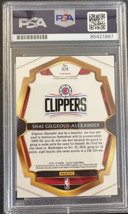 Shai Gilgeous-Alexander Rookie Auto image indicator(2)