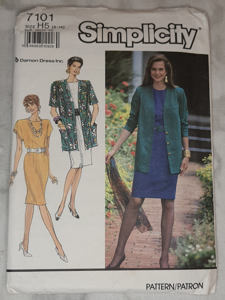 Simplicity 7101 Sewing Pattern - Size H5 (6-14)